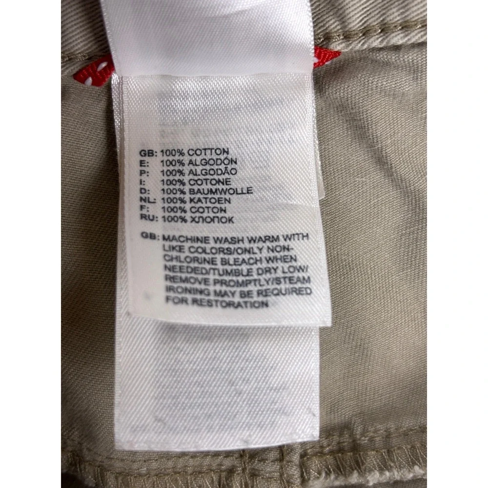 The North Face Mens Khaki Chino Shorts Size 34 Tan Cotton Outdoor Hiking